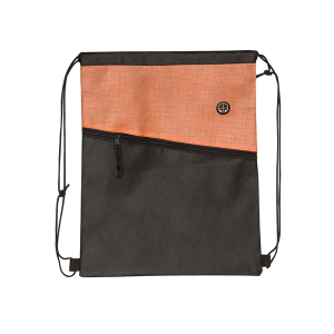 Tonal Heathered Non-Woven Drawstring Backpack