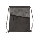 Tonal Heathered Non-Woven Drawstring Backpack