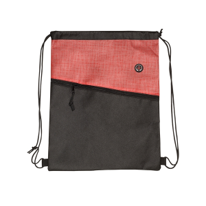 Tonal Heathered Non-Woven Drawstring Backpack