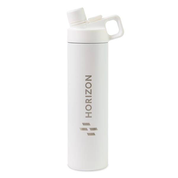 HUBERT® 2 L White Plastic Pour Bottle With Lid, Neck And Spout